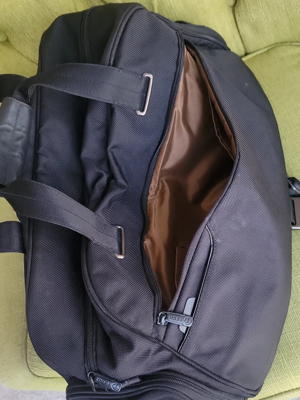 TUMI TECHBlack Men's Travel Duffel Bag with Shoulder Strap